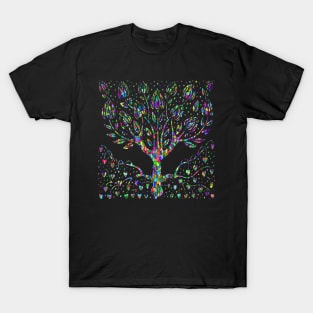 Multi-coloured Tree T-Shirt